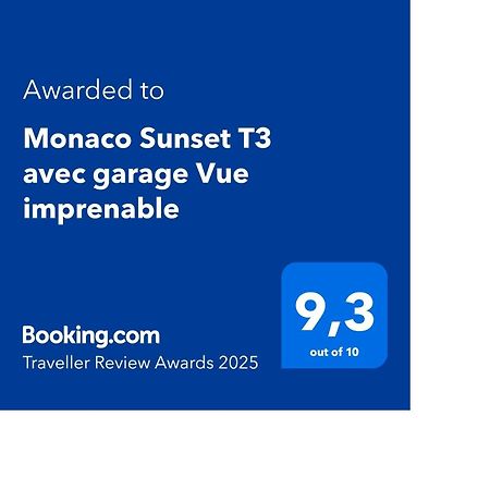 Ferienwohnung Beausoleil Monaco Sunset Exterior foto